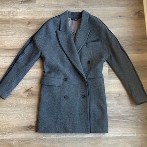 Anthro Eryn Brinie wool coat
